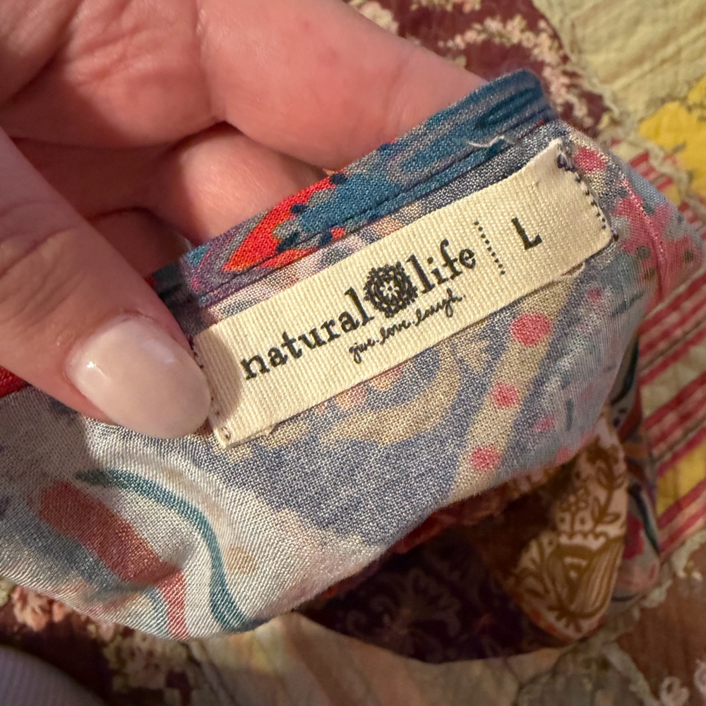 Natural Life Patchwork Top - image 4